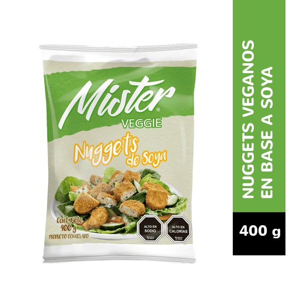 NUGGETS VEGANOS EN BASE A SOYA 400g - MISTER VEGGIE -min